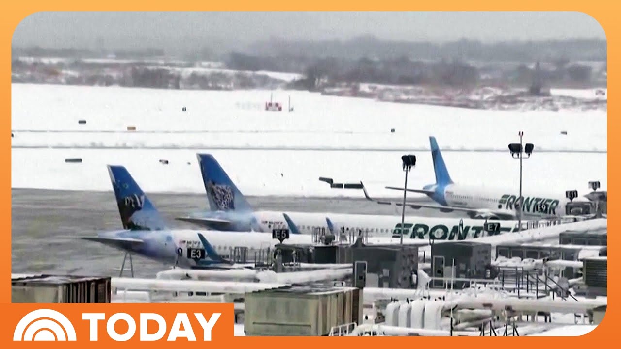 Flight Cancelations and Delays Leave Millions Stuck After Blizzard