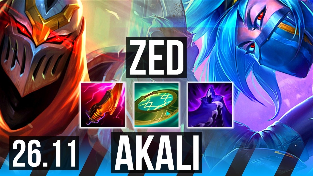 ZED vs AKALI (MID) | Perfect KDA: 18/0/4 | EUW Diamond | 26.11