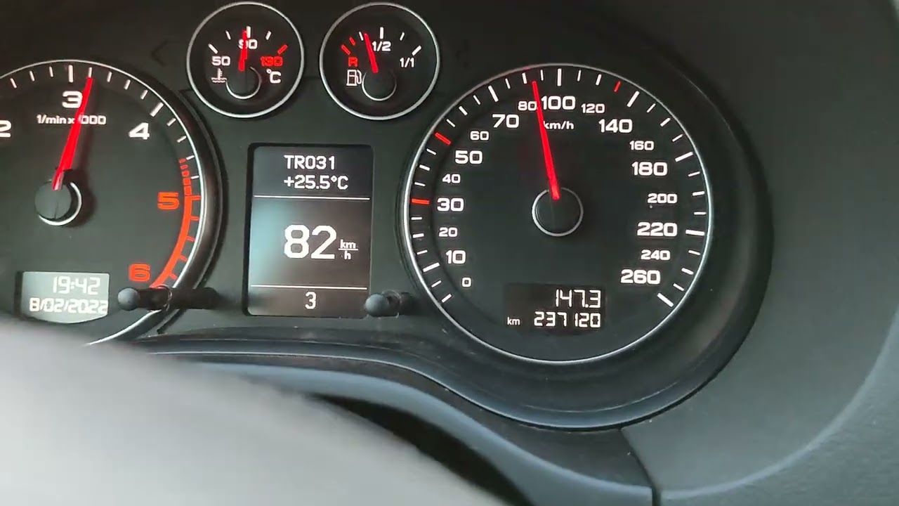 Audi A3 Sportback 2009 2.0 TDI CR CBAB 103kw 140ps acceleration 60-120km/h