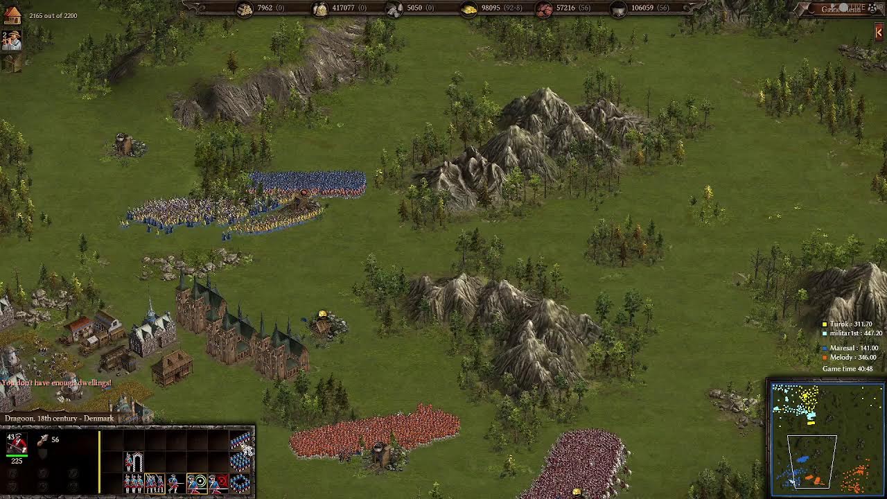 Cossacks 3 live Maresal Melody vs Turok Militarist