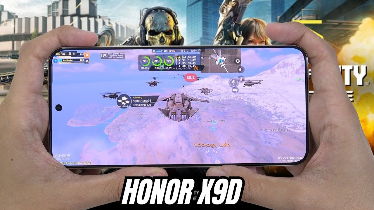 HONOR X9D Test Game Call of Duty Mobile CODM