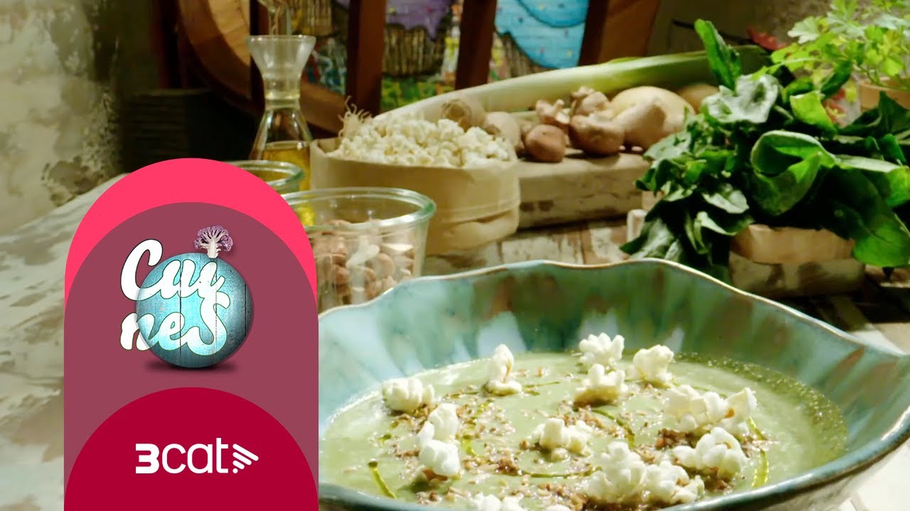 Crema d'espinacs amb xiitakes | Cuines