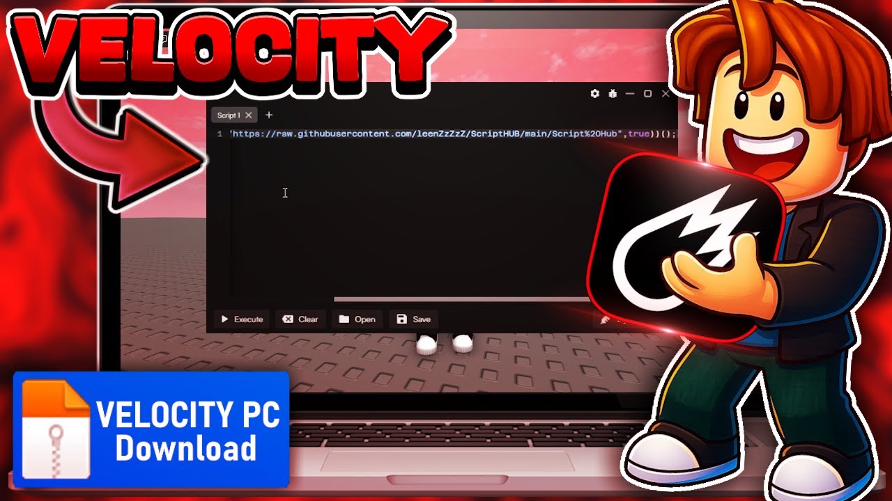HOW TO DOWNLOAD VELOCITY PC EXECUTOR WITHOUT KEY AND USE SCRIPT IN ROBLOX! ✅