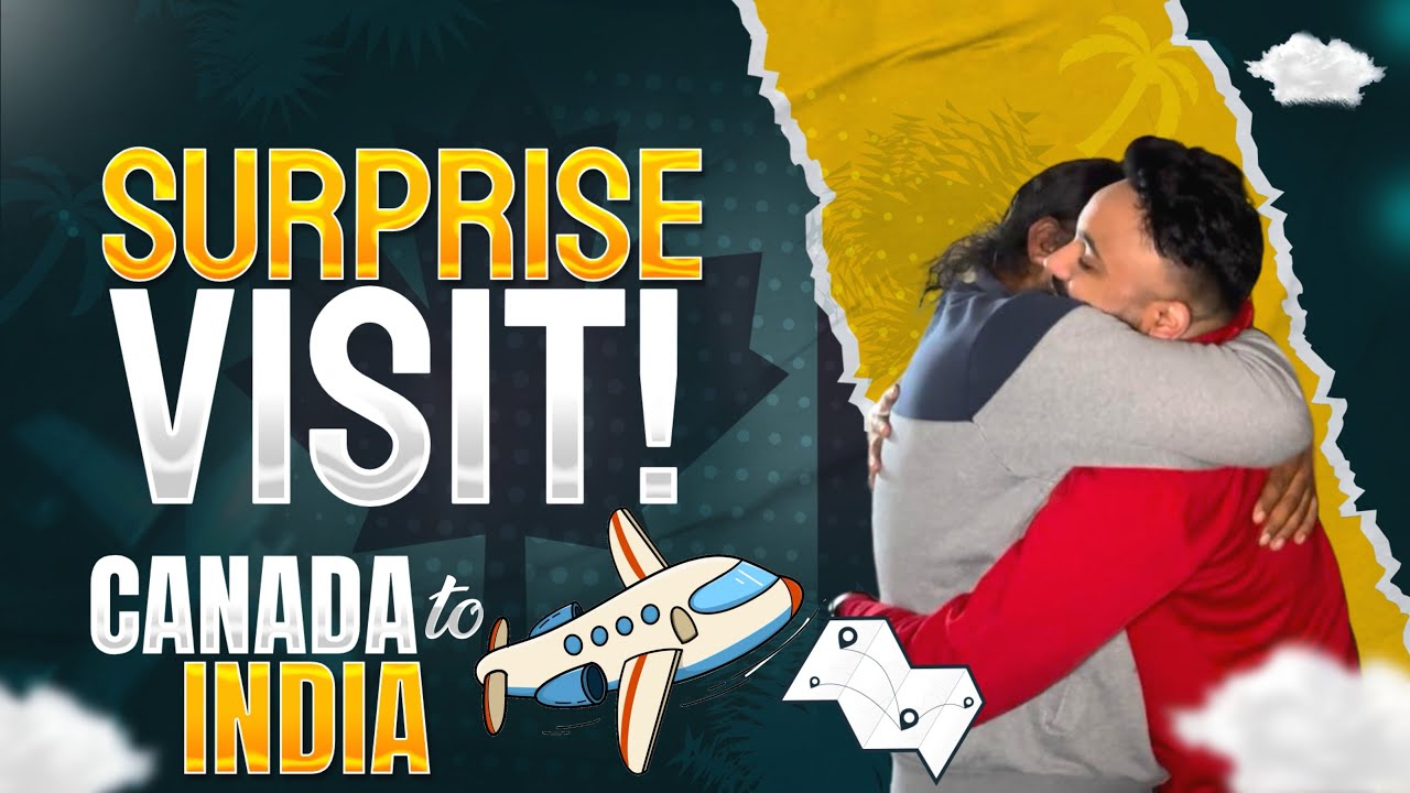 Surprise Visit🇮🇳🇨🇦||Canada to India after 4 years || Panjabi Vlog