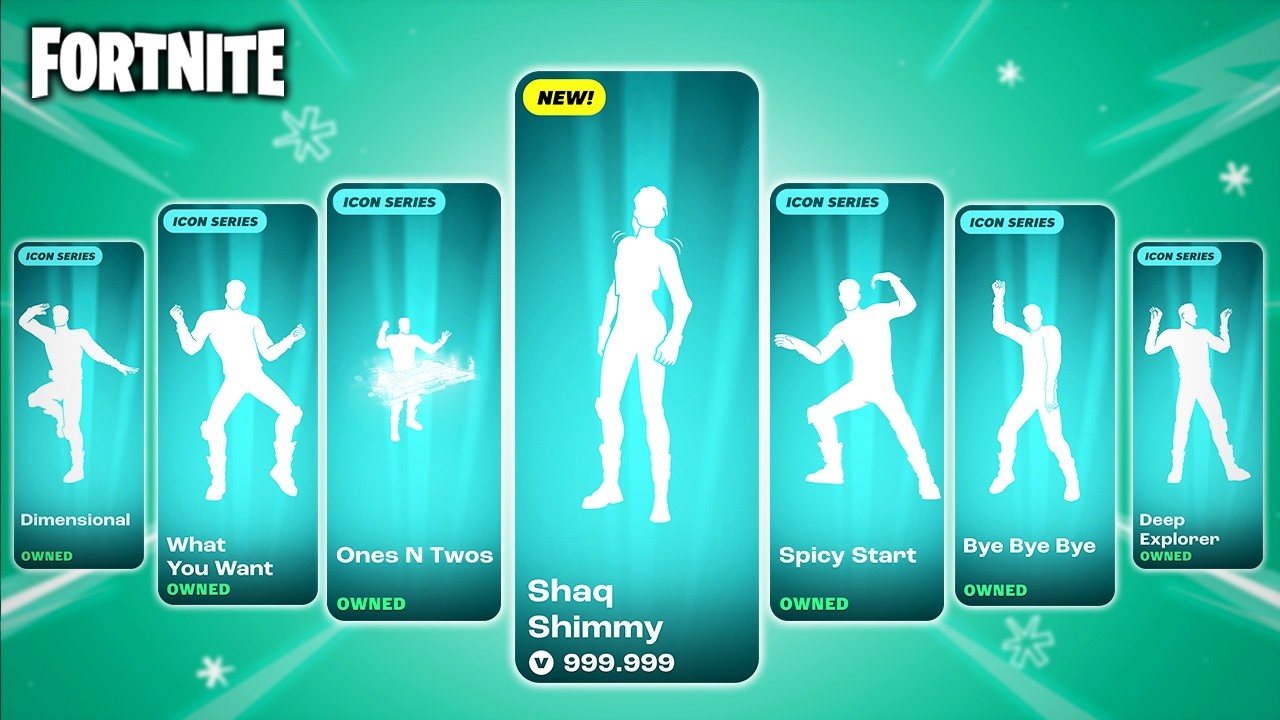ALL FORTNITE ICON SERIES DANCES & EMOTES