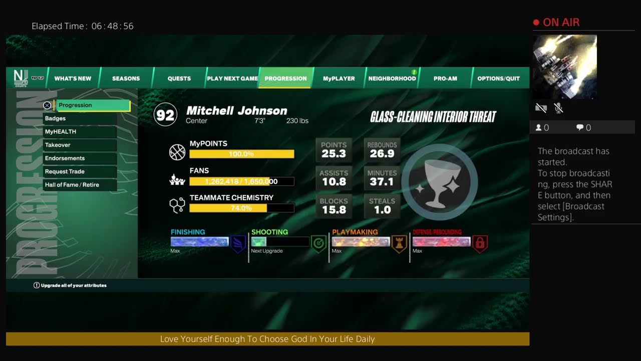 My Wife Bought Me 2k26 HappyBlackHistoryMonth! Quadruple Double MyCareer & No Squad Day 14 P3