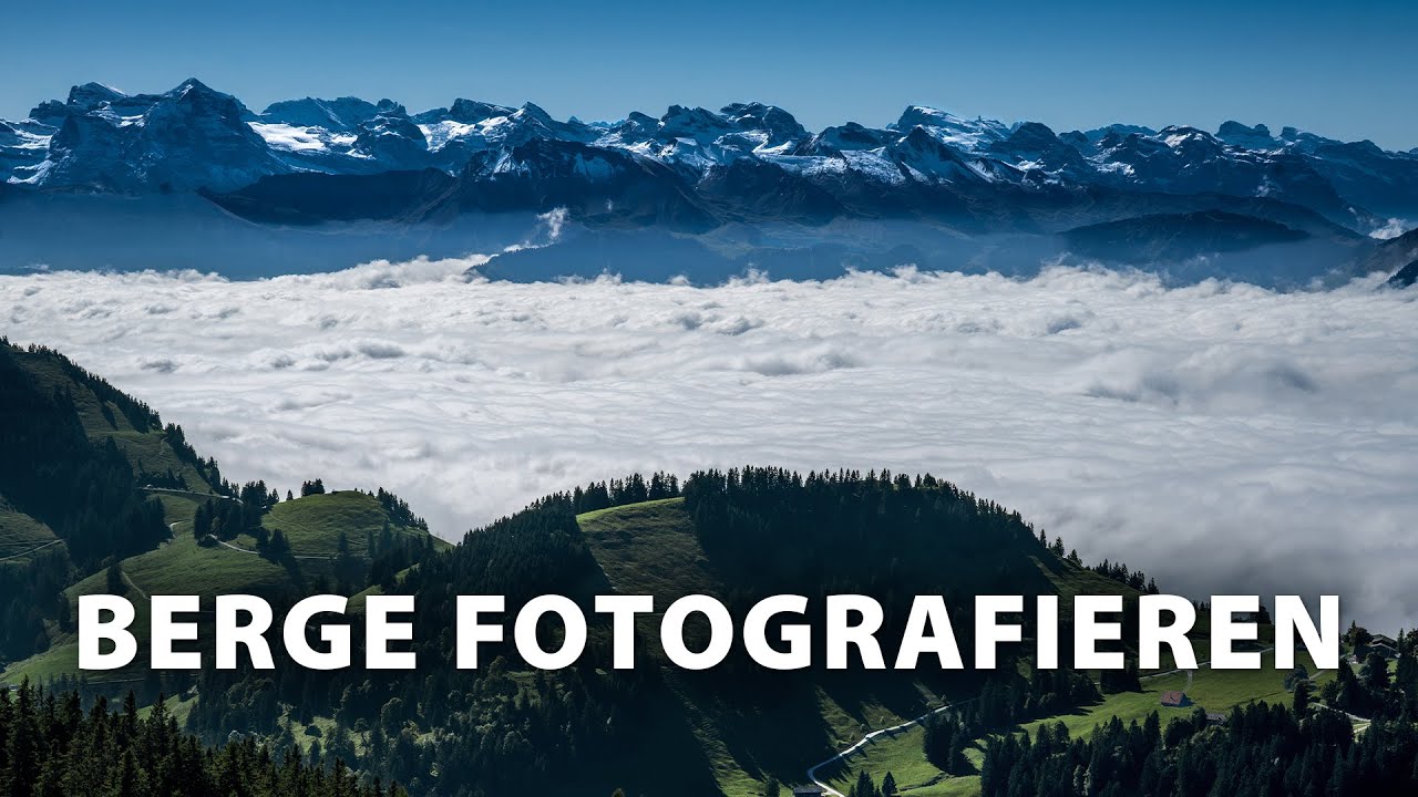 Berge fotografieren. 1 Tag in der Schweiz