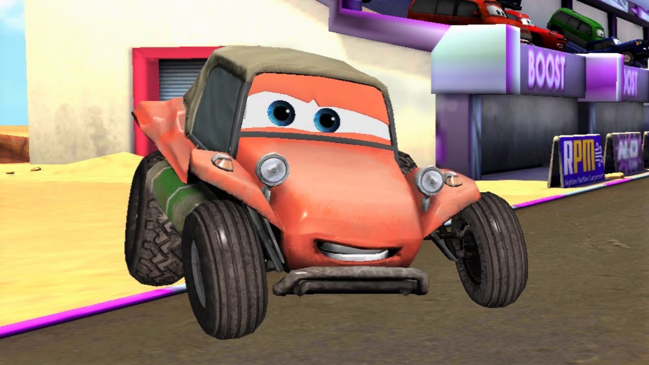 Cars: Fast as Lightning - Sandy Dunes Bonus Car Gameplay Compilation HD