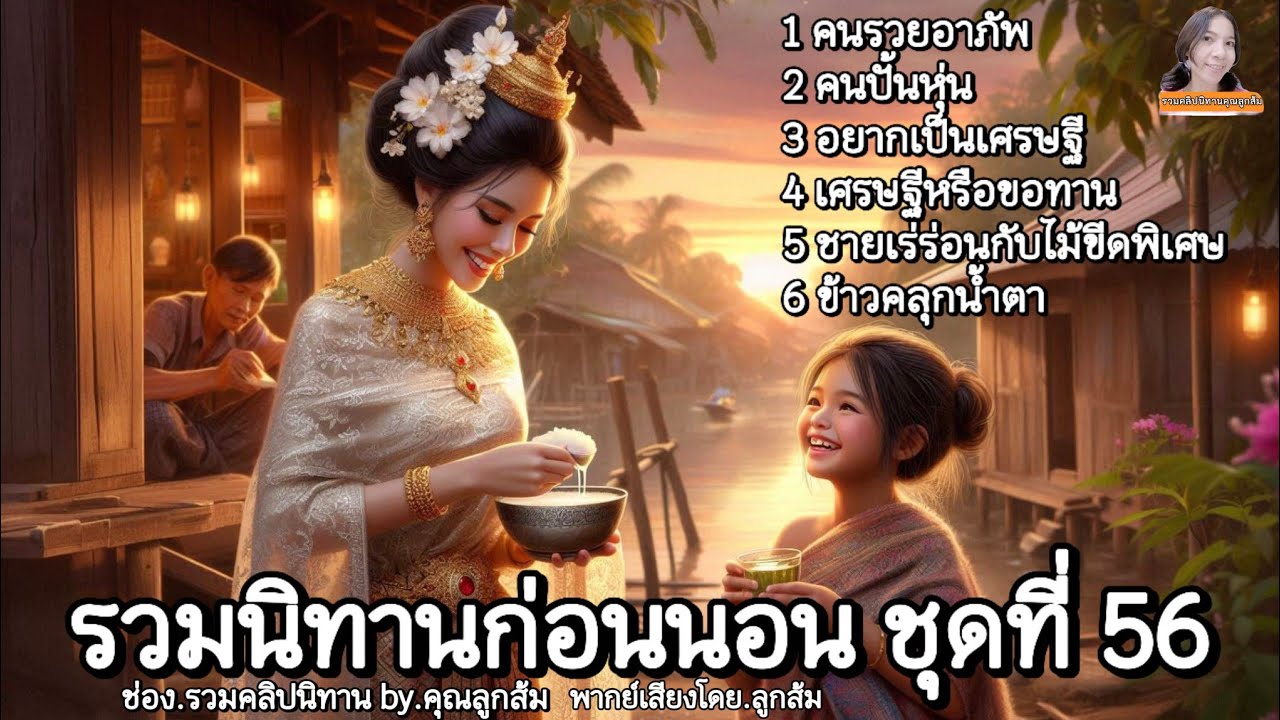 รวมนิทานก่อนนอน ชุดที่ 56 | นิทานมีแง่คิดคติสอนใจ |@khunsom_story