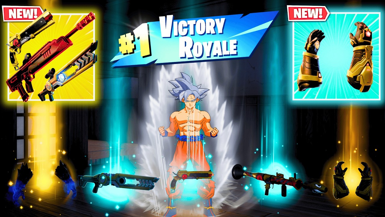 GOKU ULTRA INSTINCT vs NEW MYTHIC'S CHALLENGE (NEW!! Fortnite Chapter 7 Season 2)