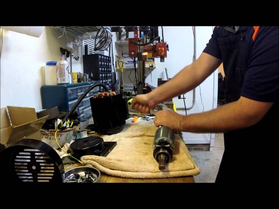 PM727 Milling Machine Motor Bearings Replacement