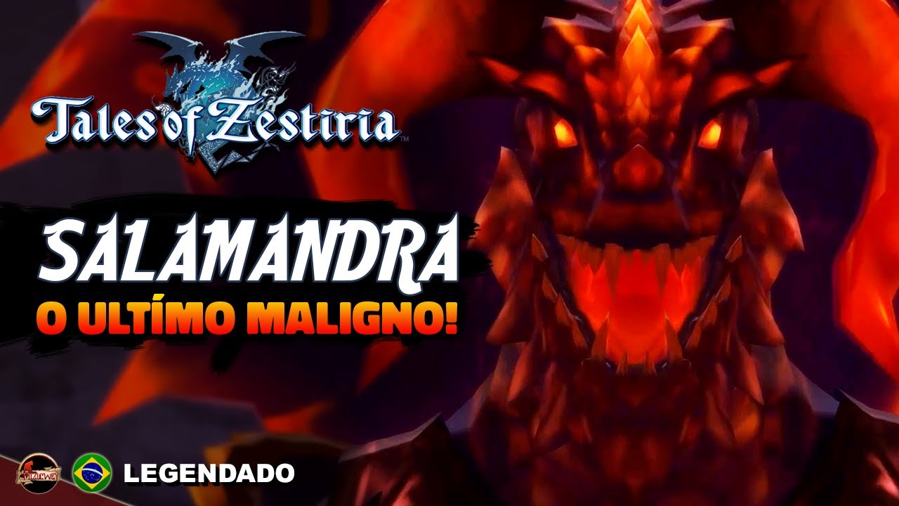 TALES OF ZESTIRIA : MODO CAOS O ULTÍMO MALIGNO SALAMANDRA ! Gameplay Legendado em PT-BR
