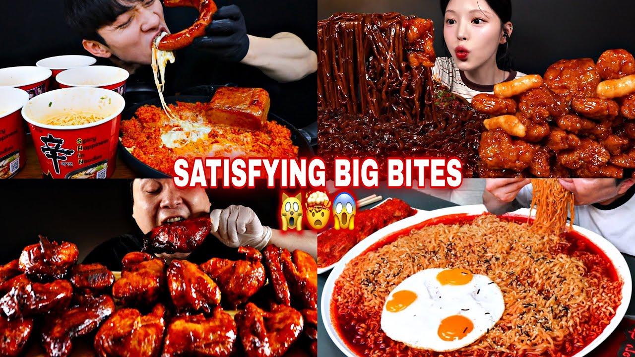 FAMOUS KOREAN MUKBANGERS |Satisfying BIG BITES (compilation)
