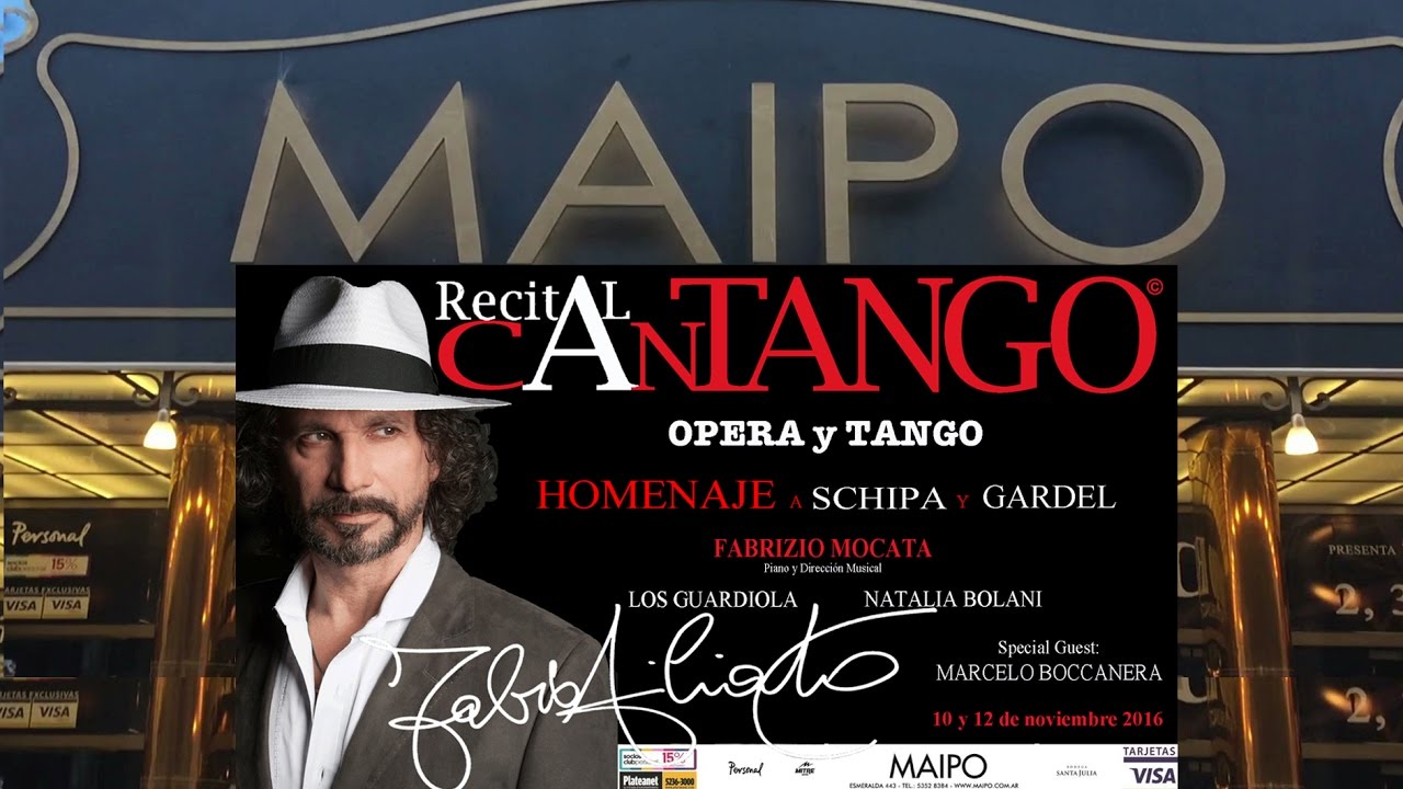 RecitaL CanTANGO - Teatro Maipo Buenos Aires 12/11/2016
