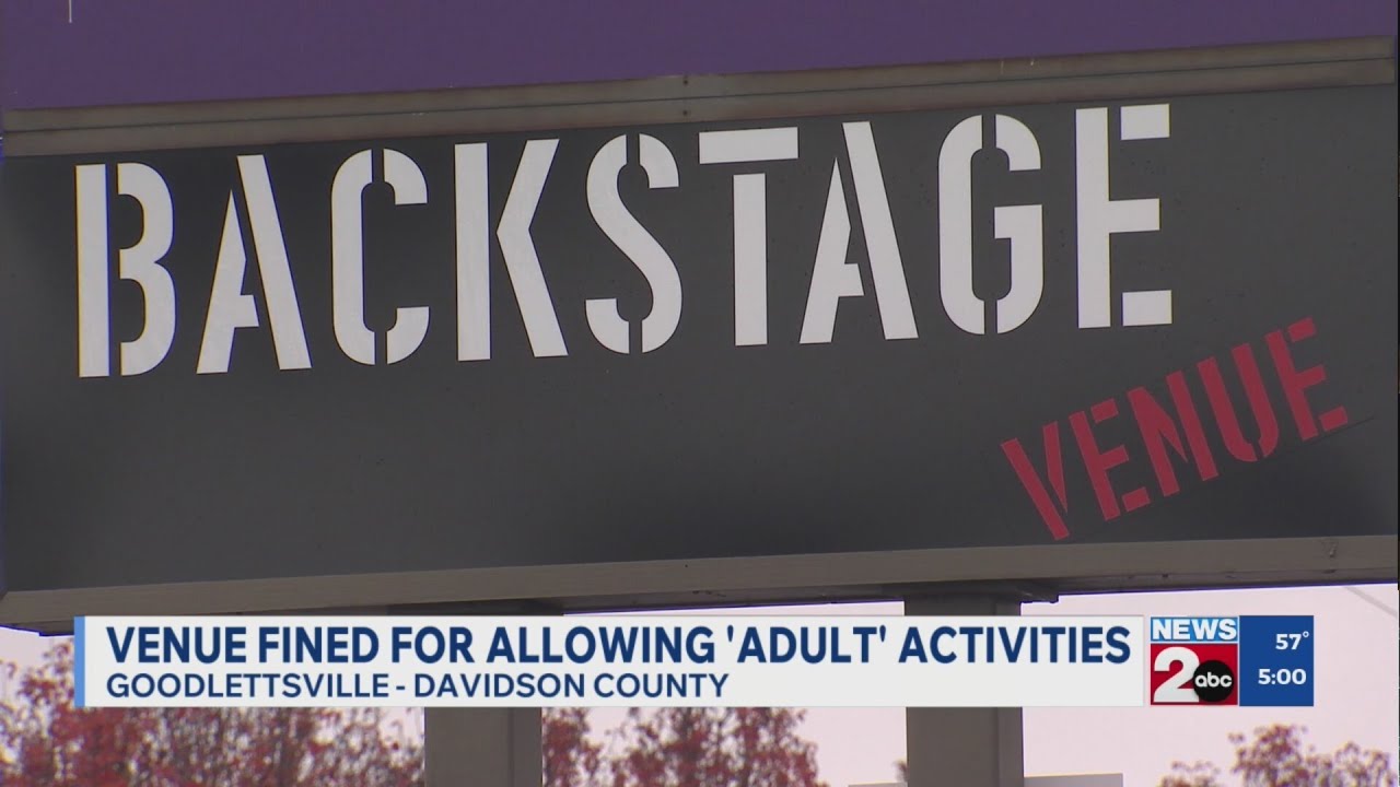 Goodlettsville venue fined for allowing 'adult' activities