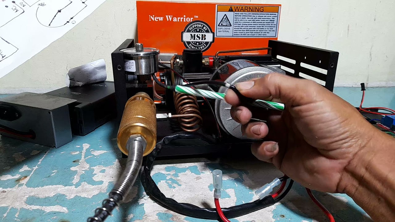 POMPA SENAPAN ANGIN PCP NEW WARRIOR RUSAK CONTROL ELEKTRIK NYA. INI SOLUSINYA.