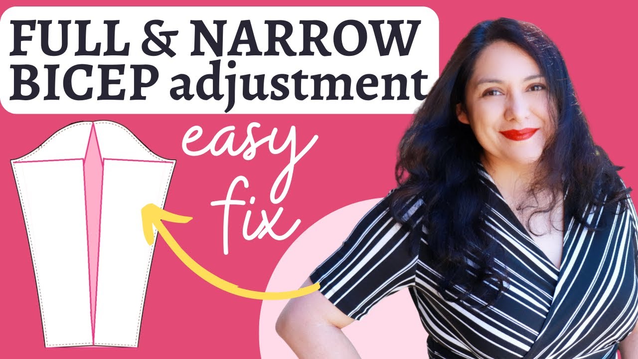 Let's fix our SLEEVES. FULL & NARROW bicep adjustments. Best sleeve EASE. Practical examples!