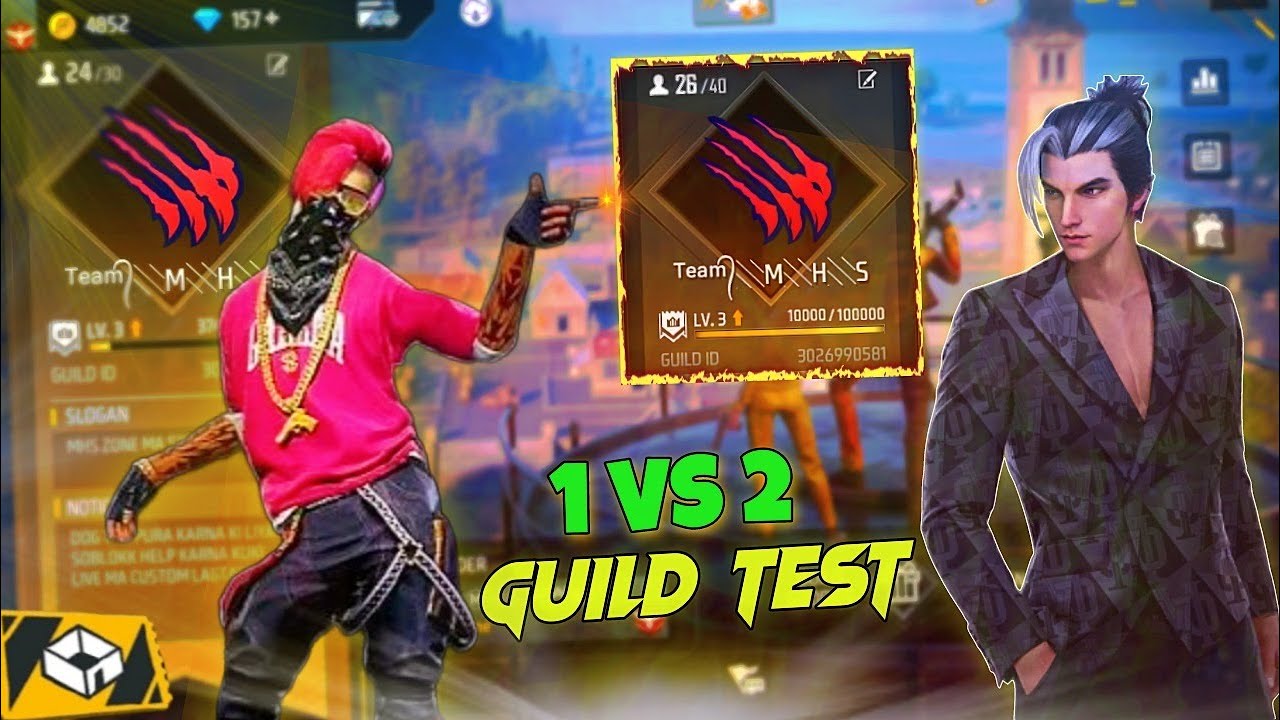TEAM MHS 1VS2 HARDEST GUILD TEST😡100% FAIR TESTING #mhsislive