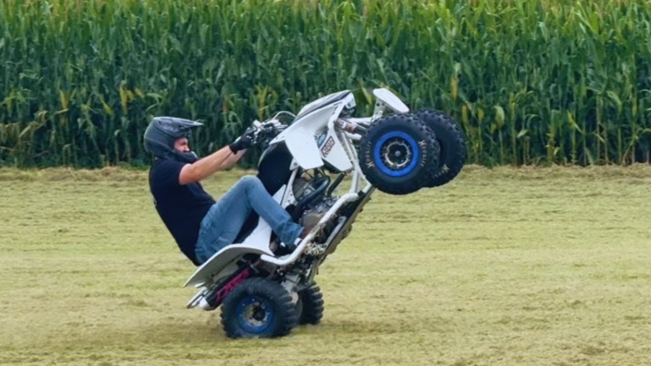 Honda TRX 450 joins the ride for the day!