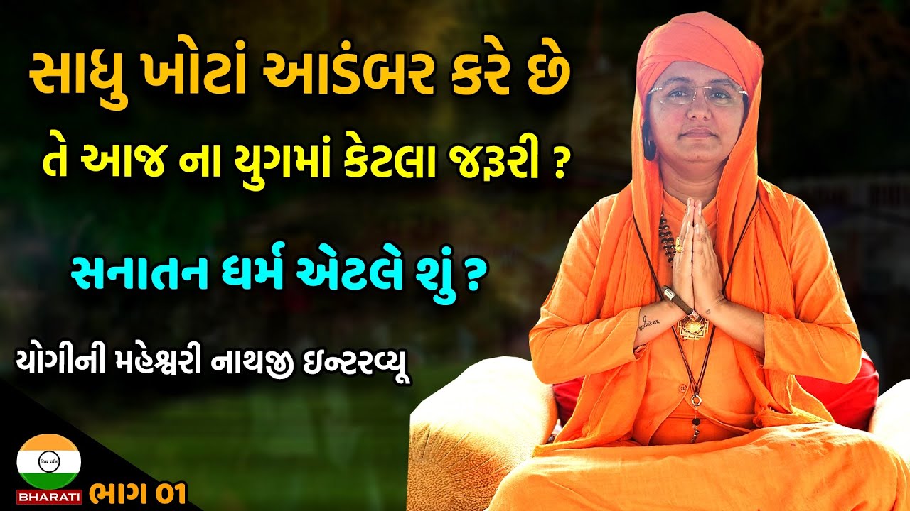 મહંતશ્રી યોગીની મહેશ્વરી નાથજી ઇન્ટરવ્યૂ  ભાગ 01 ।। આદેશ આશ્રમ - સુખપુર , બાબરા