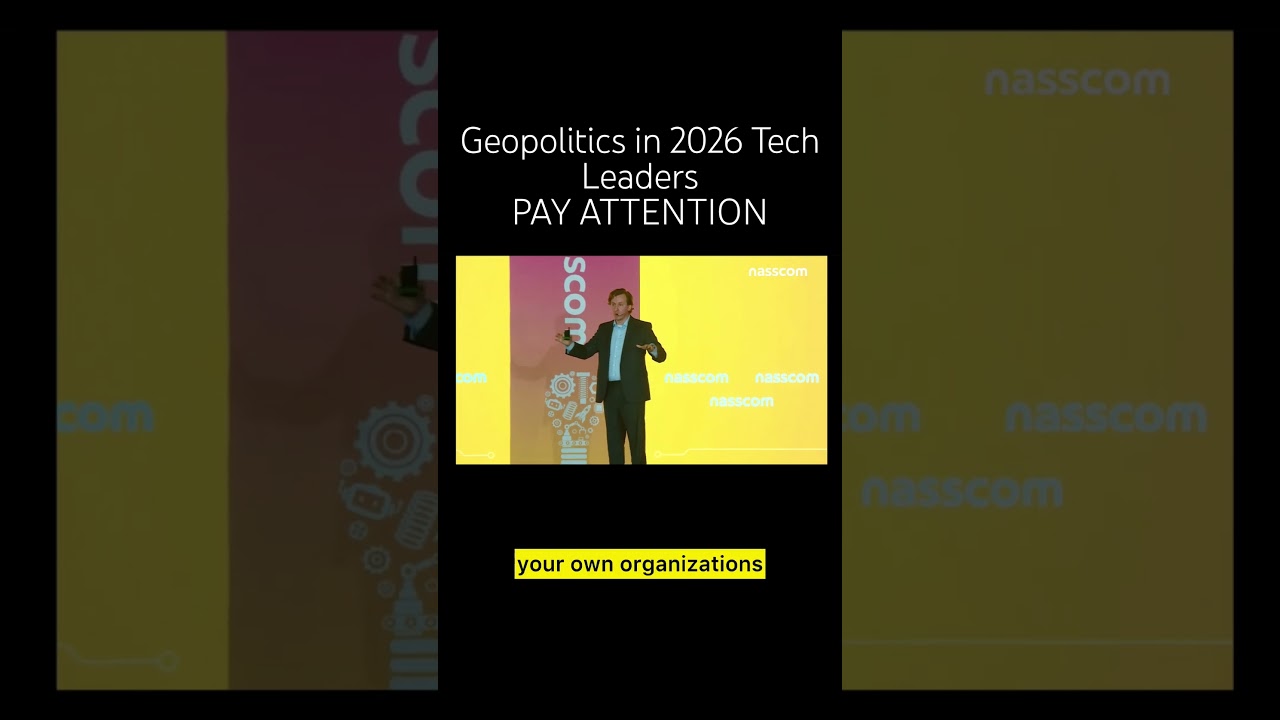 Tech leaders pay attention to geopolitics in 2026 #keynotespeaker  #geopolitics
