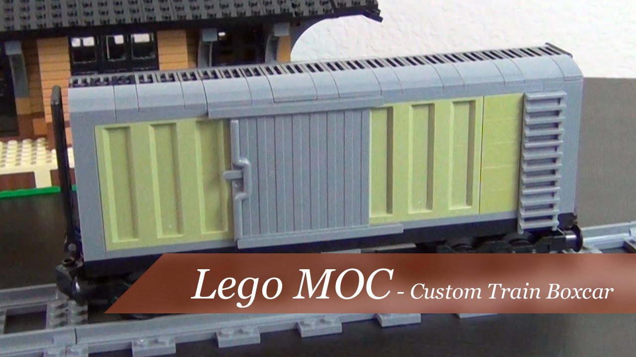 Custom Lego Train Boxcar - Moc Monday
