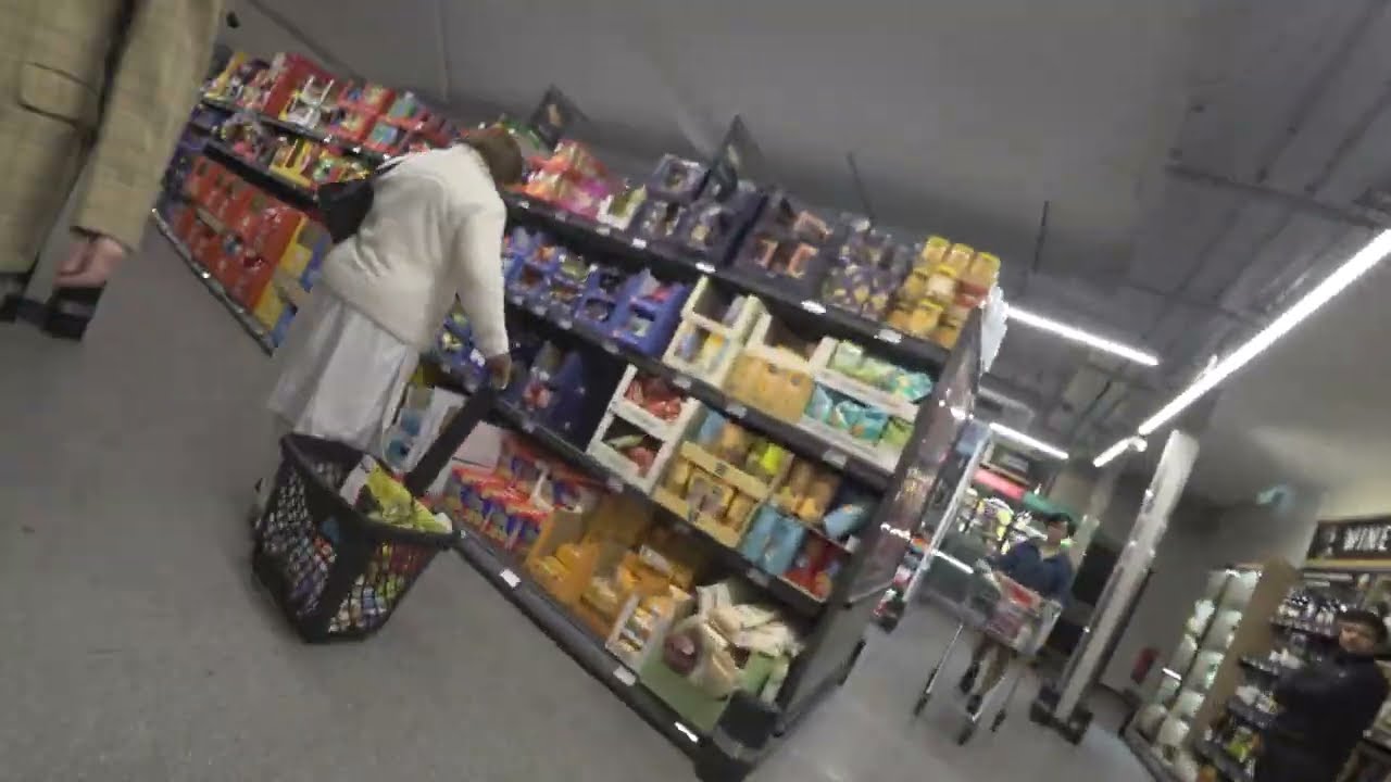 ff supermarket trip, London — 4K 🛒McDonalds 🍔 早送り 🛒ロンドン 🛒 スーパーマーケットトリップ