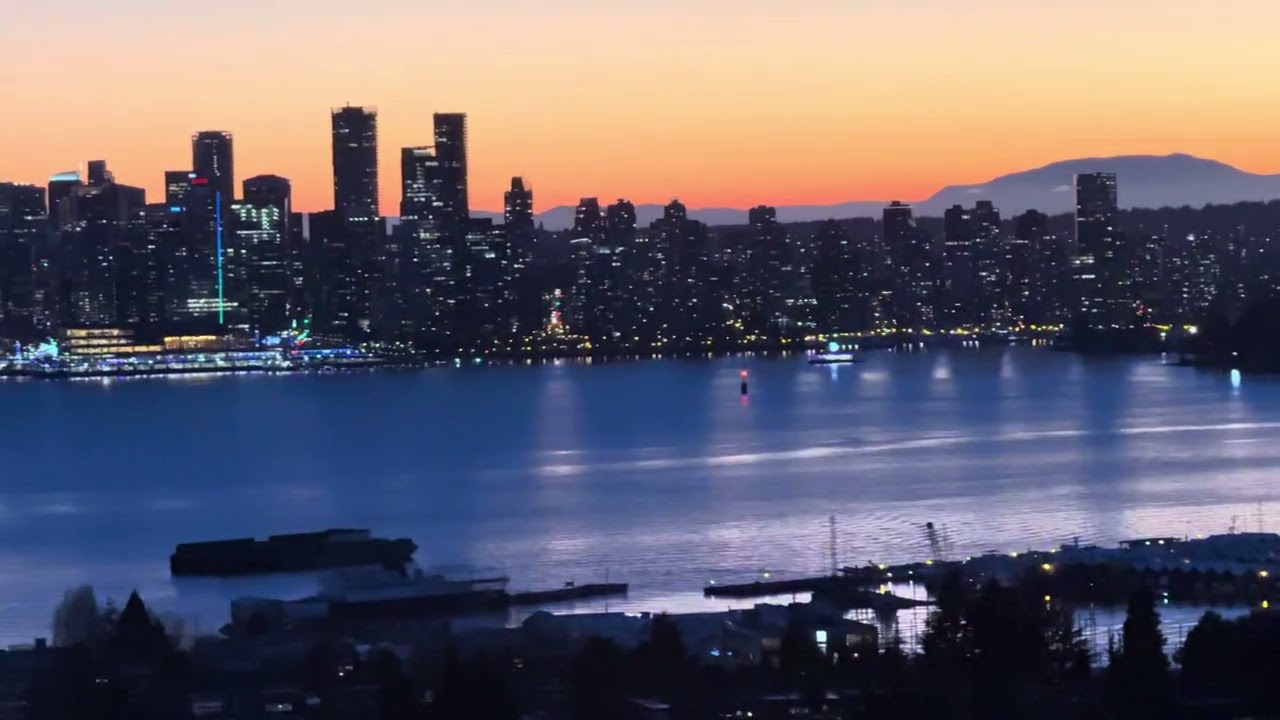 Sunset Over the Port of Vancouver #reivanaexploration #reivana #exploration