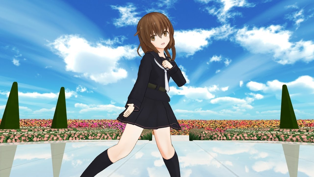 【艦これMMD】文月　恋愛デコレート　720p30fps