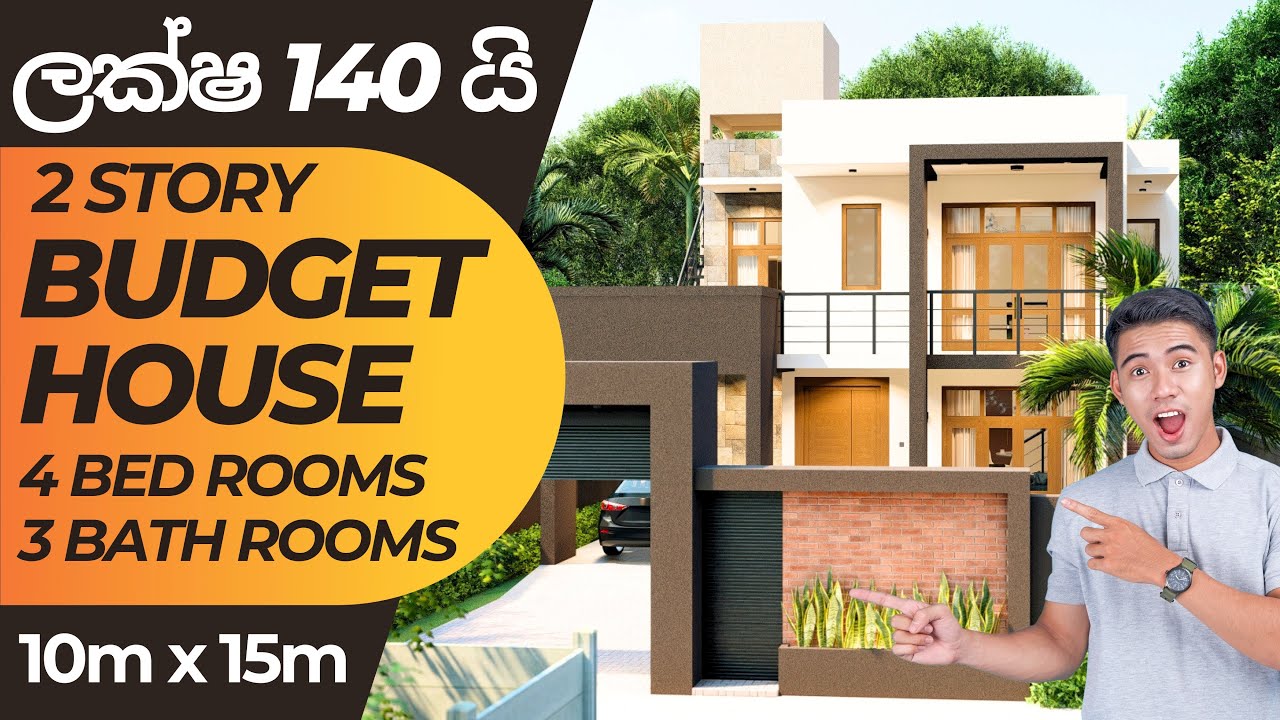 2400 sqft House Design in Sri Lanka | සුපිරි ගෙයක් | 3D Walkthrough | 2025 | 2-storey | 4 bed rooms