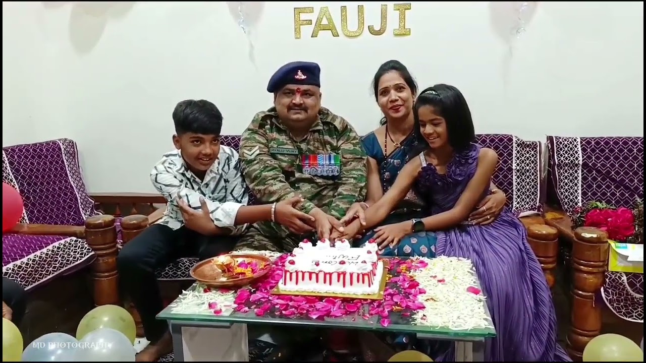 The retirement welcome fauji 😍😍