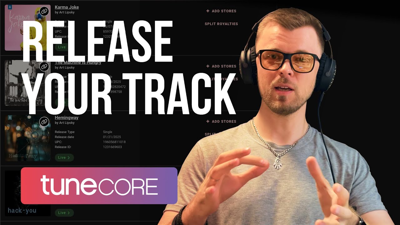 Как выпустить трек через дистрибьютора TuneCore | Пошагово на примере моего релиза