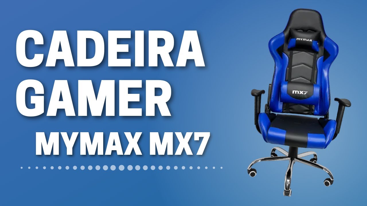 CADEIRA GAMER MYMAX MX7 - UNBOXING - MONTAGEM EM 2 MINUTOS