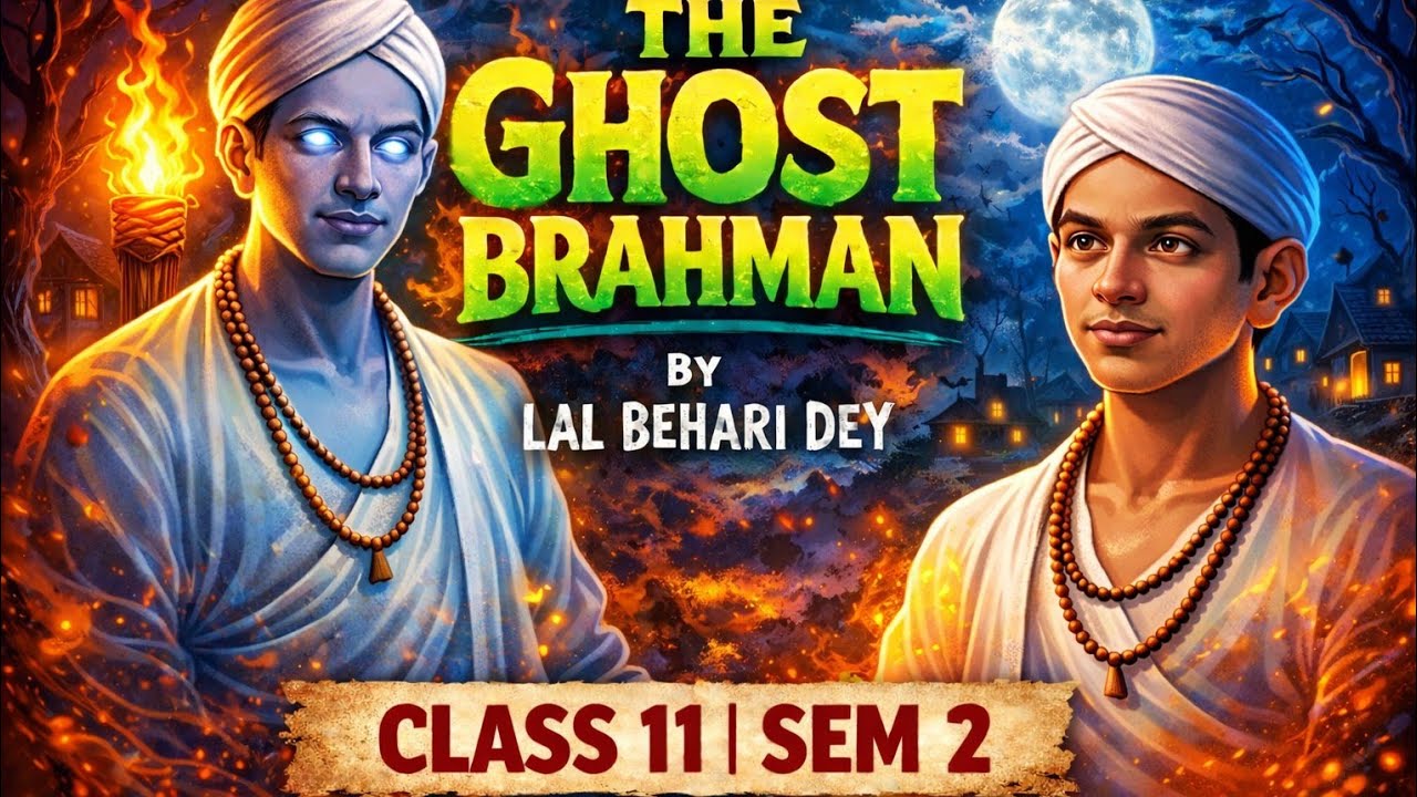 The Ghost Brahman by Lal Behari Dey l Class Xi,Sem 2 l line by line explanation by NG Sir 