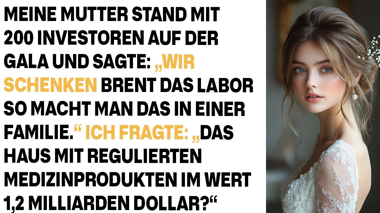 Meine Eltern gaben meinem Bruder das Laborhaus – er vergaß, dass mein Name auf allen FDA-Compliance