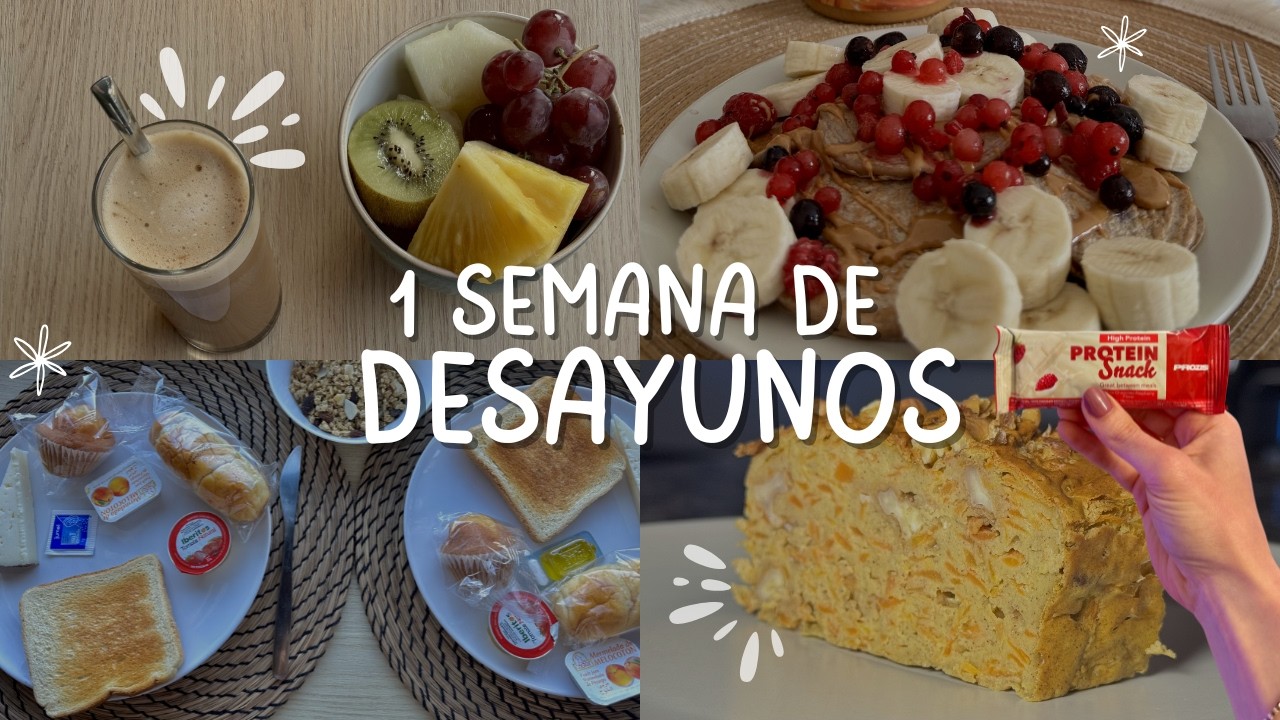 1 SEMANA DE DESAYUNOS I Sanos, equilibrados, fáciles y rápidos 🥞✨