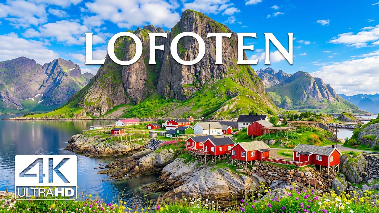 Lofoten 4K | Timeless Landscapes of Wonder – Arctic Peaks, Wild Seas & Quiet Fishing Villages