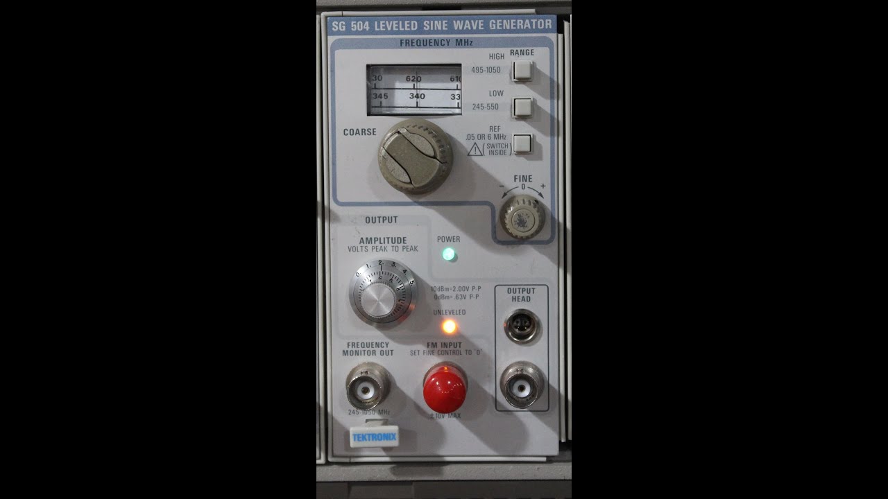 Tektronix SG504 Repair and Frustration