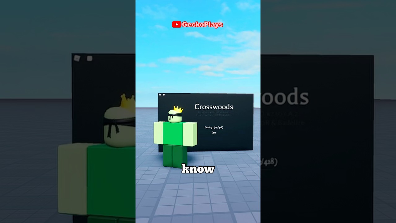 Roblox Crosswoods вернулся..