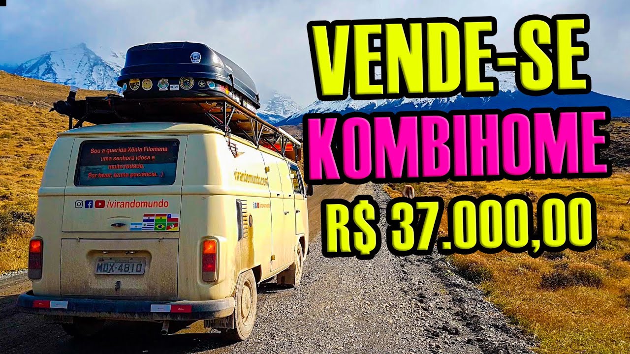 Essa linda KOMBIHOME DIESEL está À VENDA por apenas 37 MIL REAIS! Xênia Filomena do VIRANDO MUNDO!