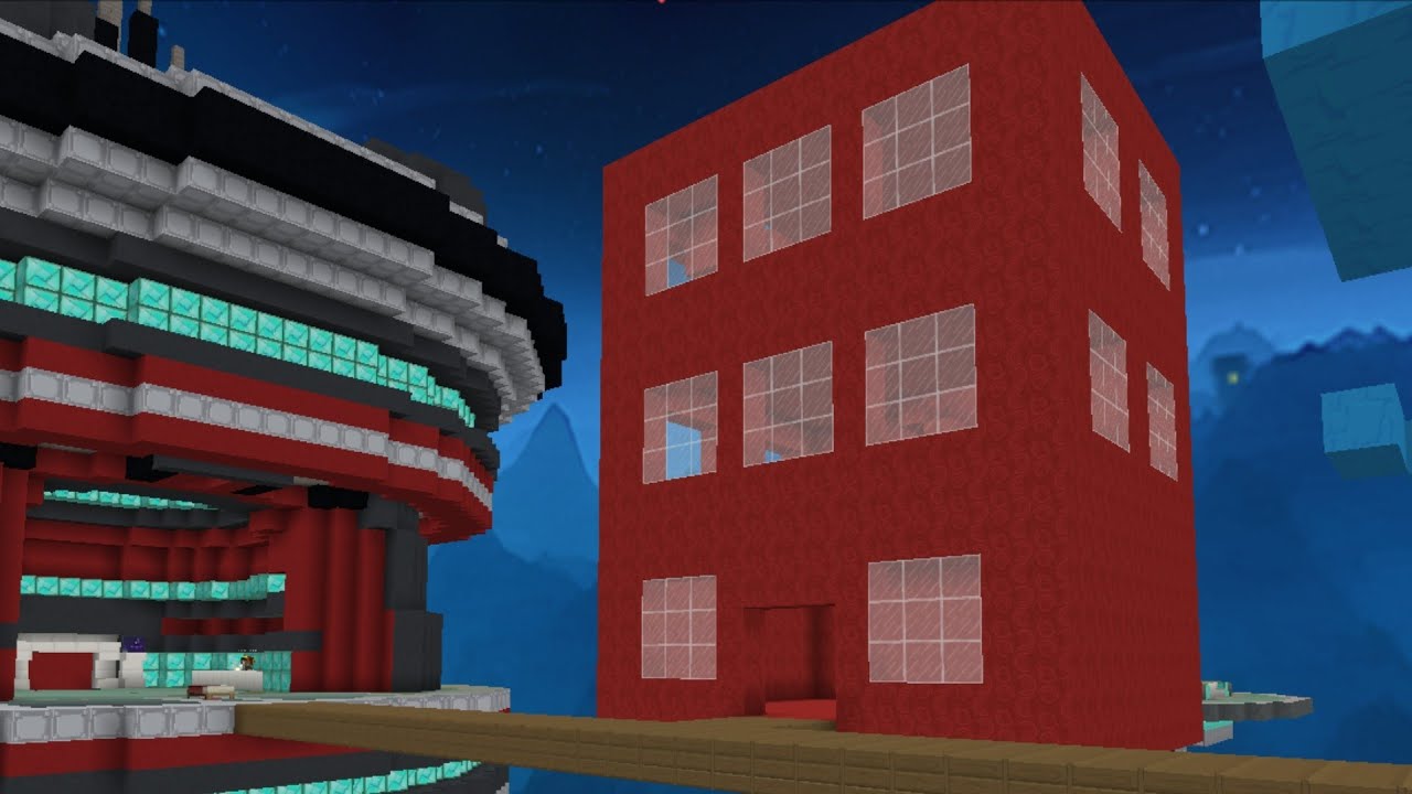 Building a MODERN OFFICE in BedWars Blockman Go