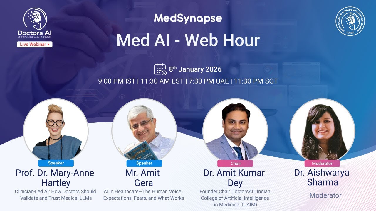 MedSynapse x DoctorsAI Webhour January edition