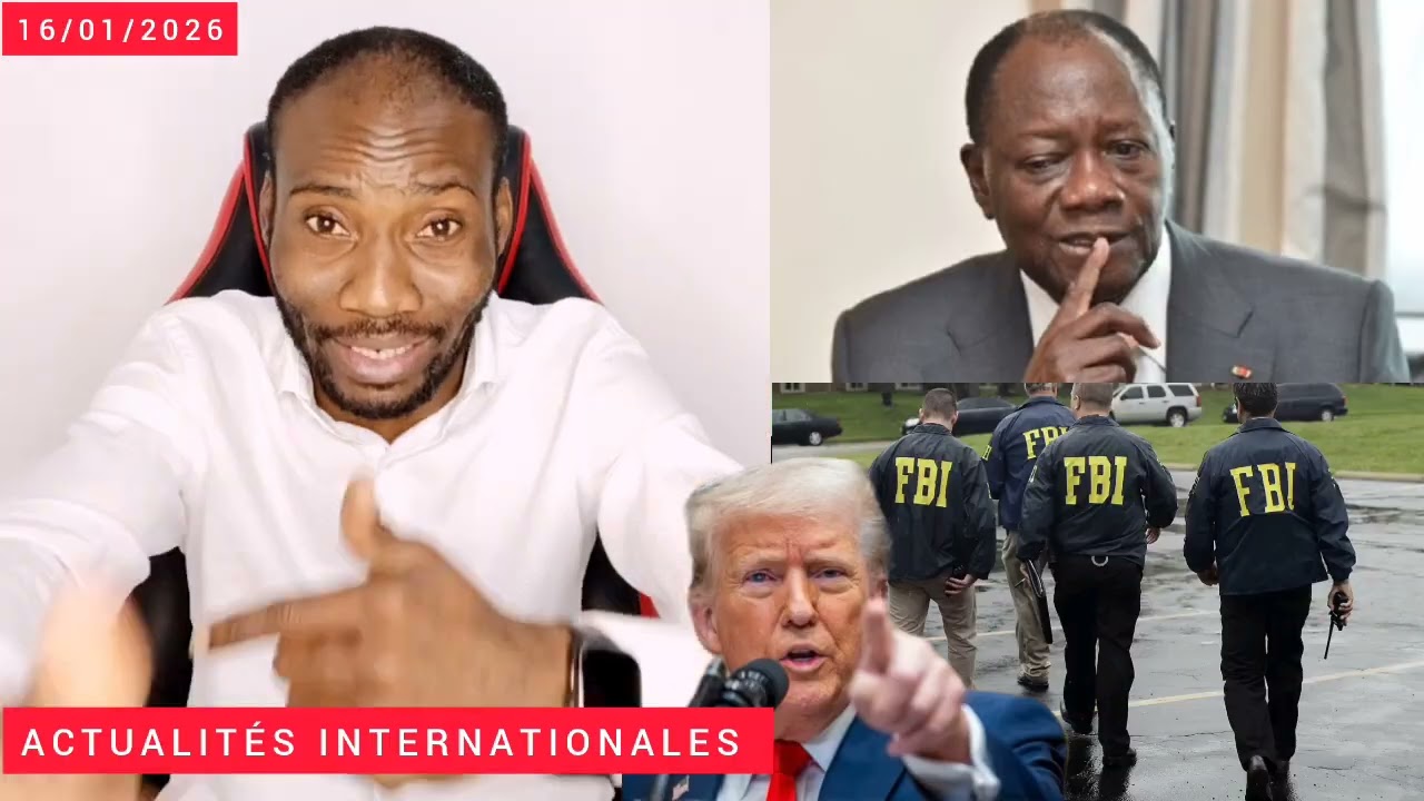 Ça chauffe en côte d'Ivoire, les États unis déploi le FBI contre Alassane Ouattara. Voici la raison 
