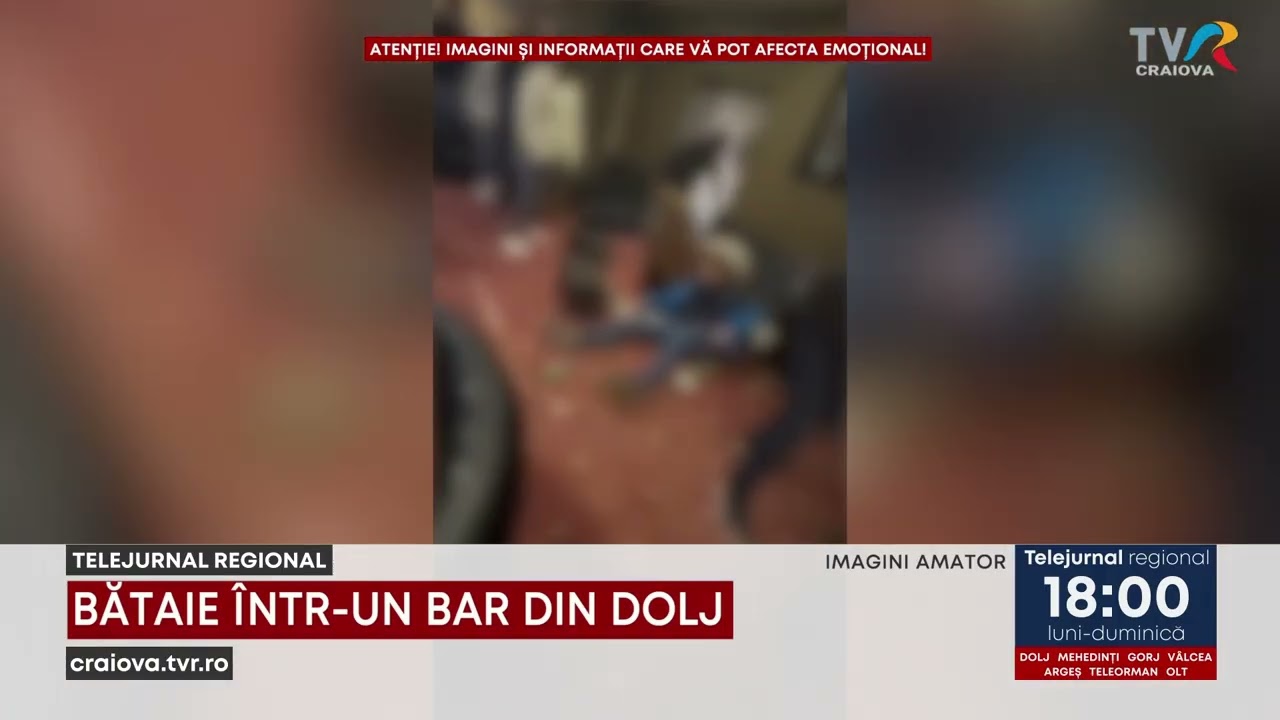 BĂTAIE &Icirc;NTR-UN BAR DIN DOLJ