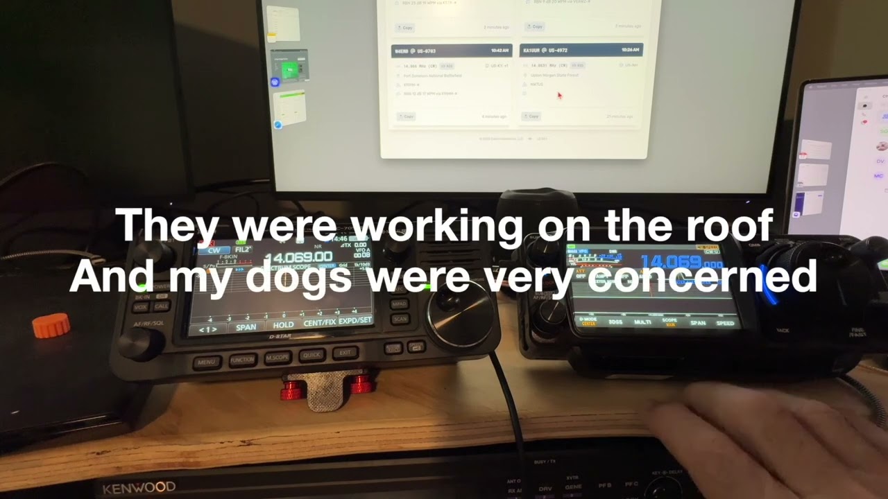 FTX1 VS IC 705 CW Audio and RIT part 4