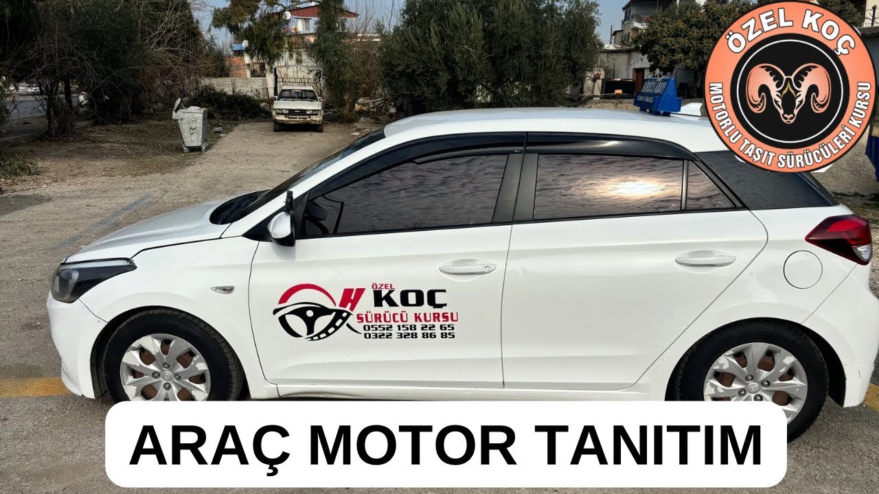 Araç Motor Tanıtımı I Sürücü Kursları Direksiyon Sınavı