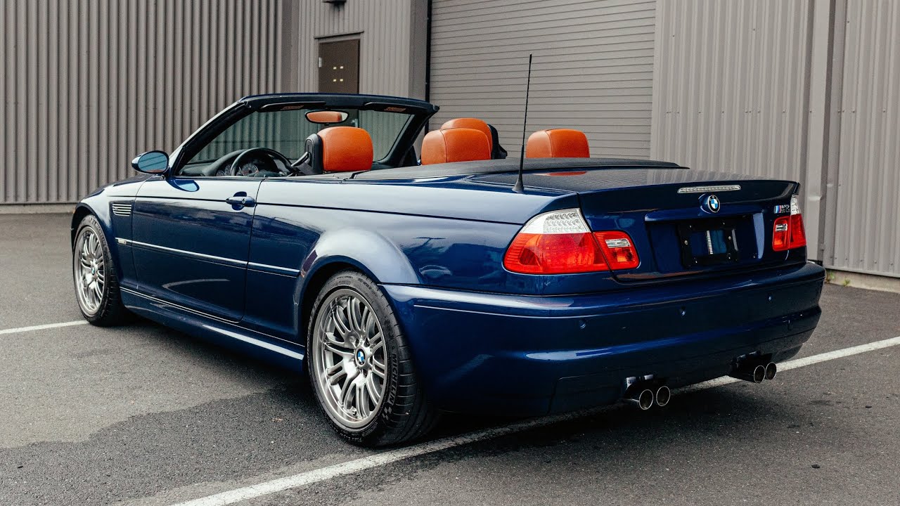 51k Mile BMW E46 M3 Convertible Coldstart, Top Up/Down, Walk-Around, Drive - BRING-A-TRAILER