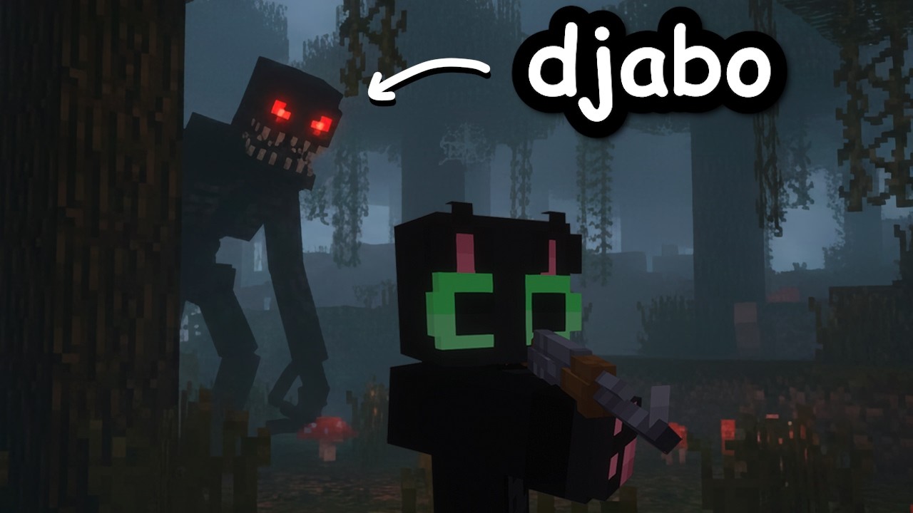 PASSEI a MADRUGADA TODA sendo PERSEGUIDO NO MINECRAFT!!