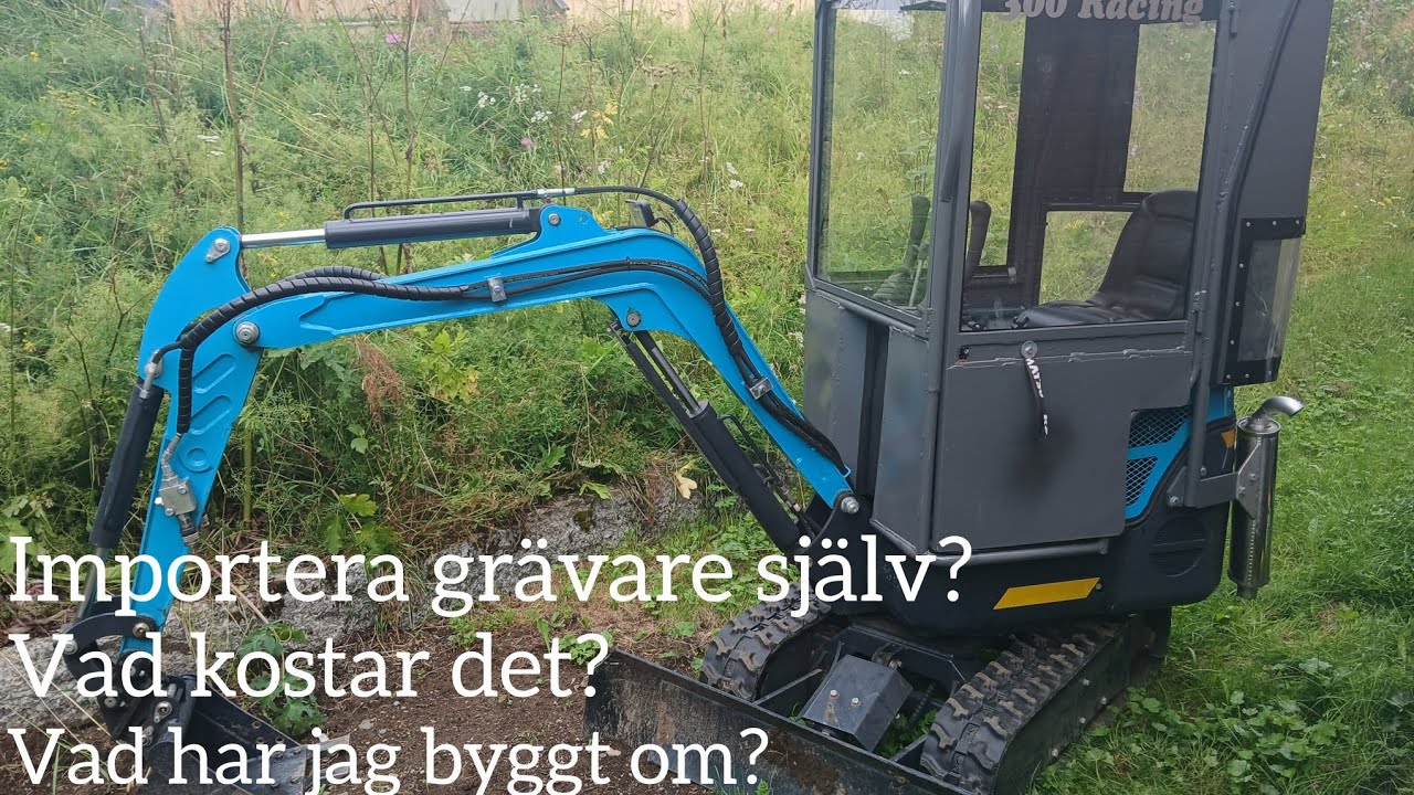 Nu ska vi prata minigrävare gösse!