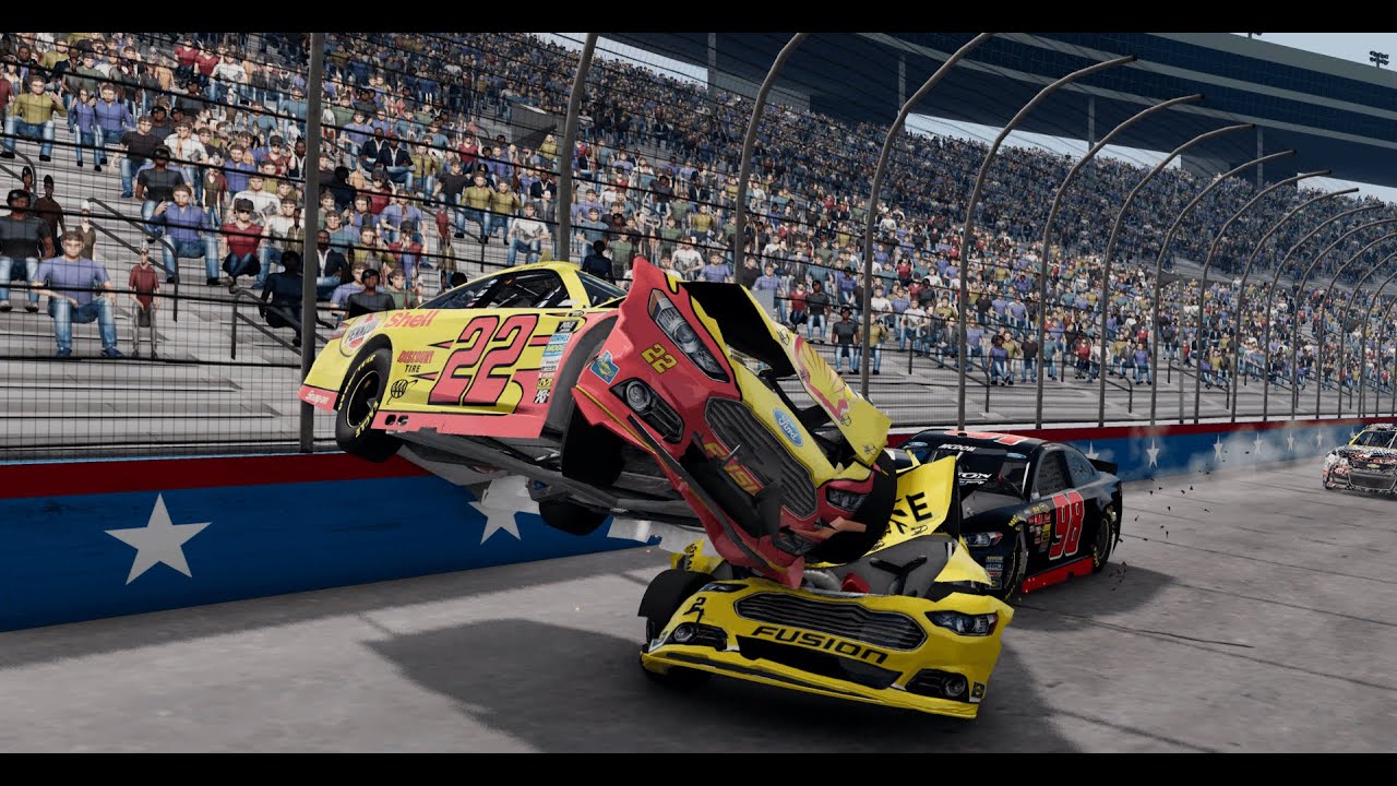 {BeamNG.Drive} Nascar Pack Racing Crashes #2
